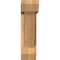 Ekena Millwork Traditional Slat Smooth Bracket w/ Offset Brace, Western Red Cedar, 5 1/2"W x 20"D x 20"H BKT0604X20X20TRA06SWR - alternate 2